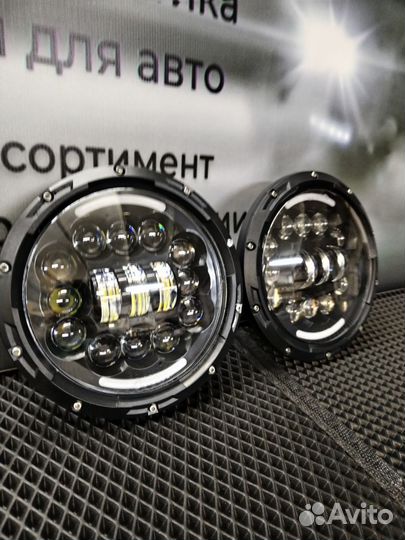 Светодиодные фары на ниву LED линзы