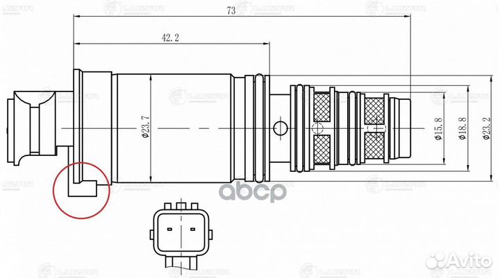 Клапан регулирующий компрессора lccv2102 luzar