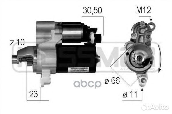 Стартер audi A4/A5/Q5 1.8tfsi/2.0tfsi 1.1кВт