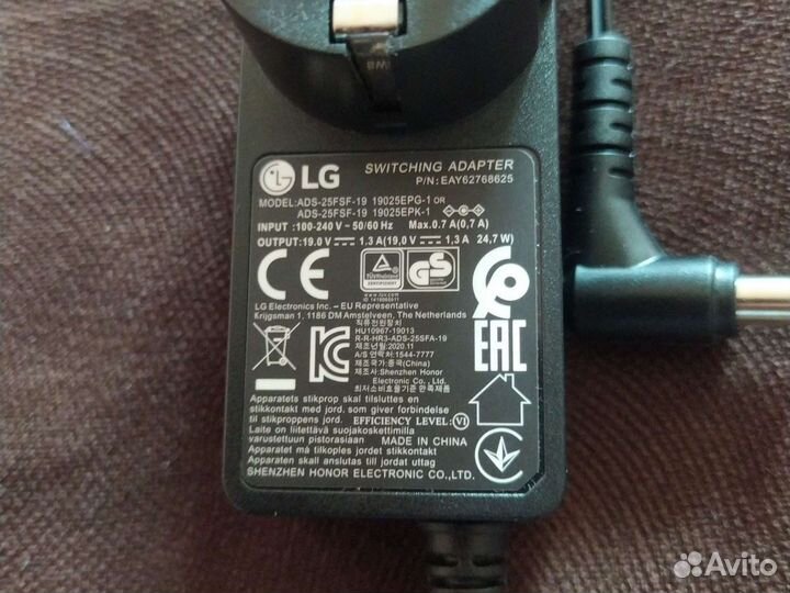 Блок питания для монитора LG 2020 года