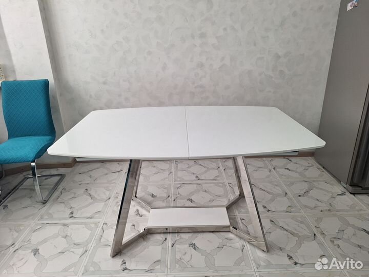 Кухонный стол стеклянный раскладной бу