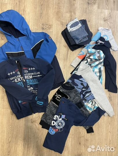 Детские вещи пакетом на мальчика 116