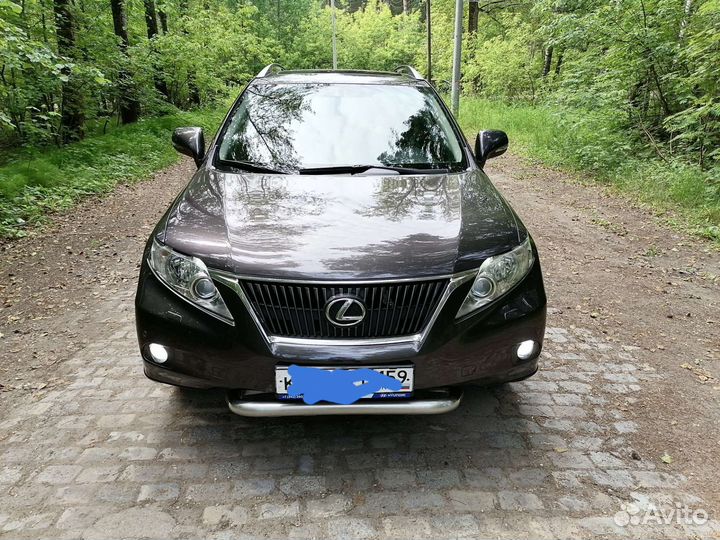 Защита переднего бампера lexus rx 350 2009-2012