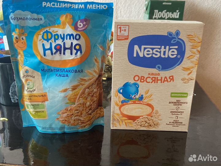Детские каши безмолочные