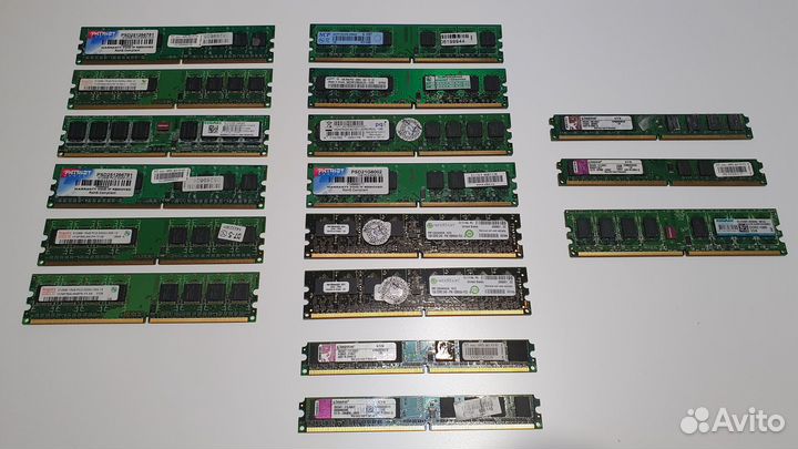 DDR2 для компьютера 512Mb, 1Gb, 2Gb