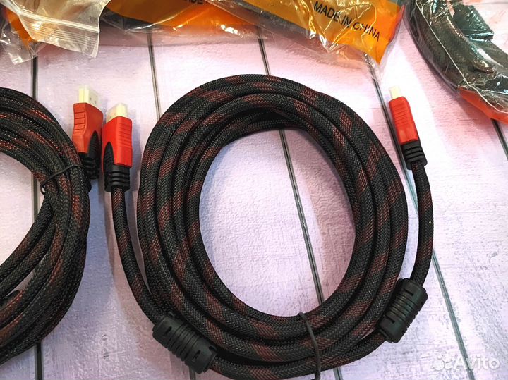 Провод hdmi 3 и 5 метров, в оплетке