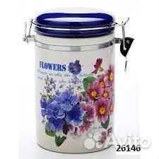 Банка для сыпучих продуктов в ассортименте