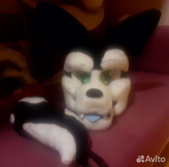 Маска пса с хвостом