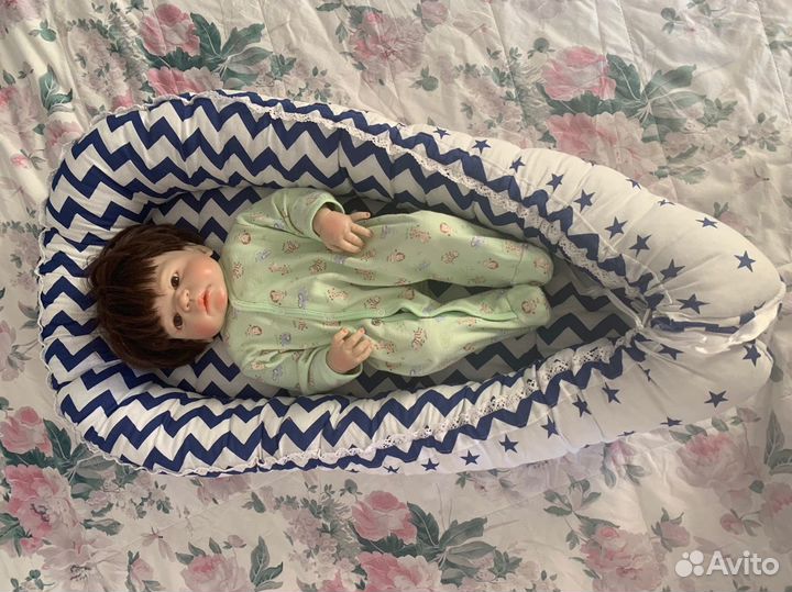 Кокон - гнездышко + подушечка с наволочкой