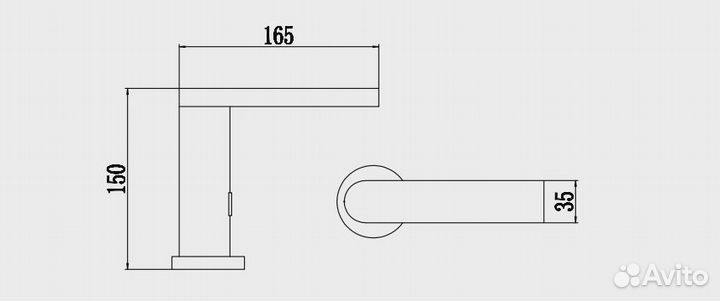 Смеситель для раковины Savol s-gy8887w Белый