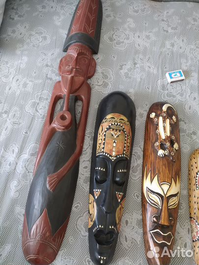 Индонезия Маска декоративная дерево