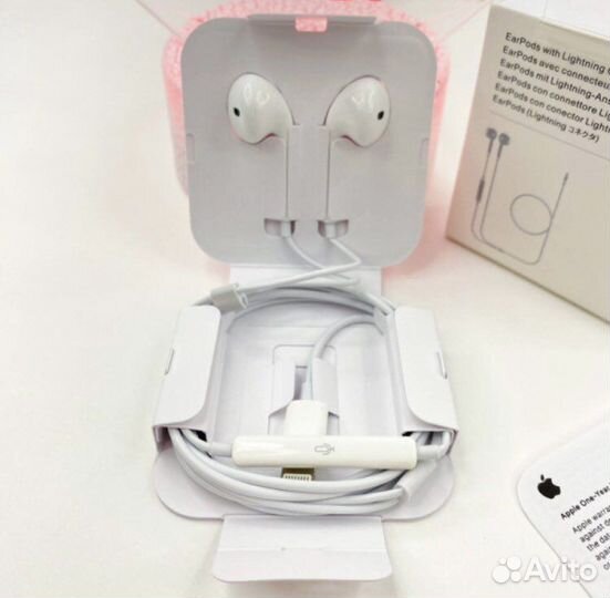 Наушники Apple Earpods проводные lightning