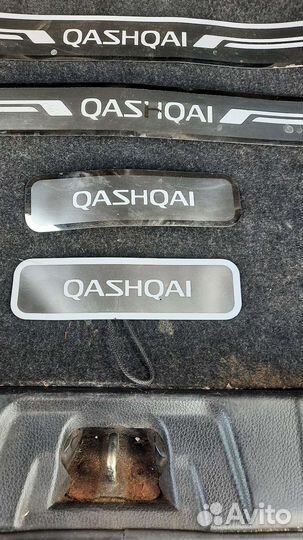 Защита на пороги nissan qashqai