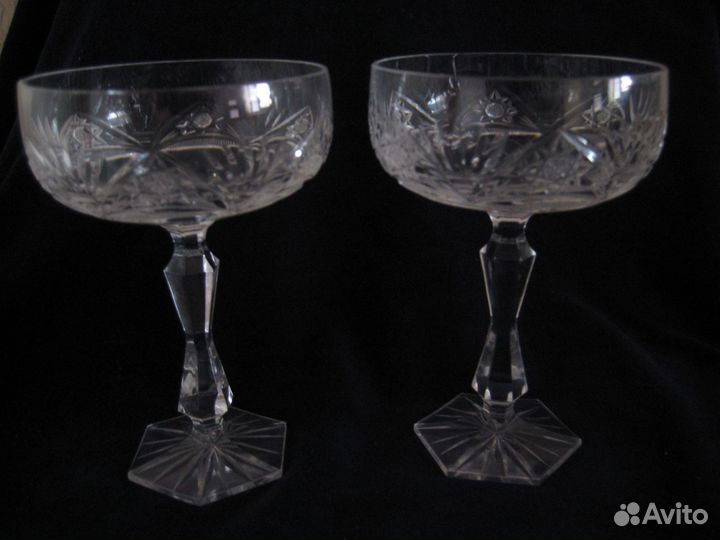 Креманки хрустальные