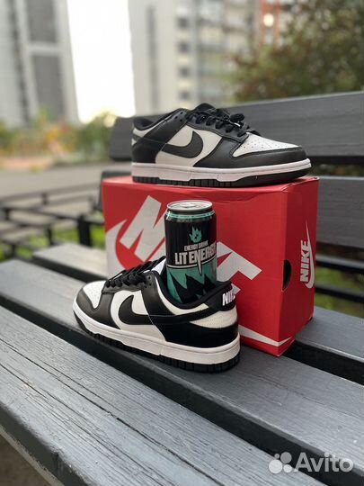 Кроссовки Nike Dunk Low Black White Оригинал