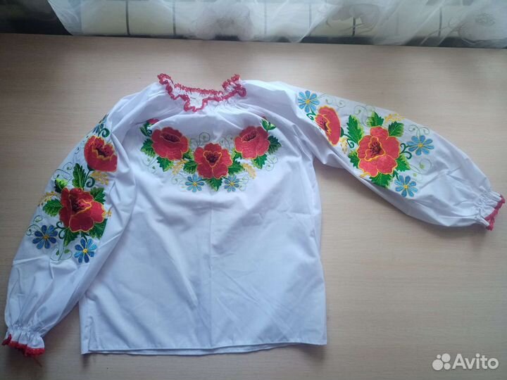 Сорочка с вышивкой рост 128, 134