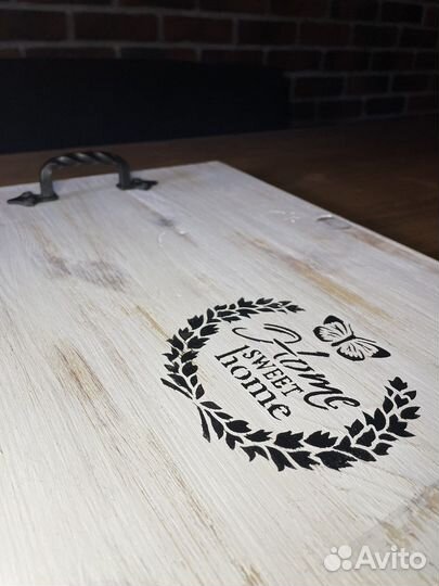 Поднос деревянный