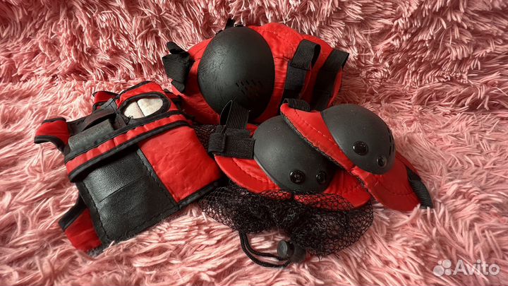 Роликовые коньки детские 32–34, б/у