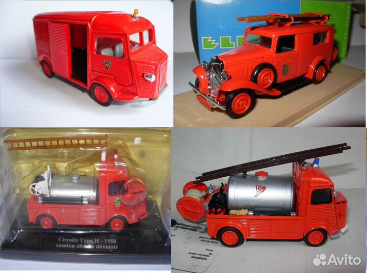 1/43 Франция: Citroen Peugeot Simca Panhard и др