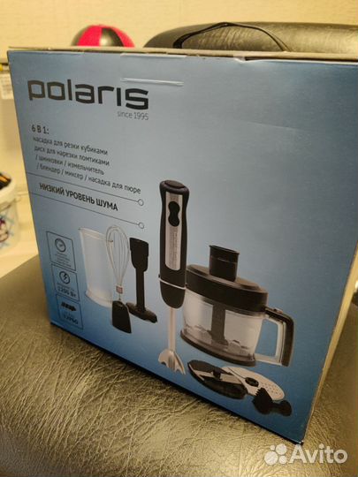 Погружной блендер Polaris PHB 1232AL cube