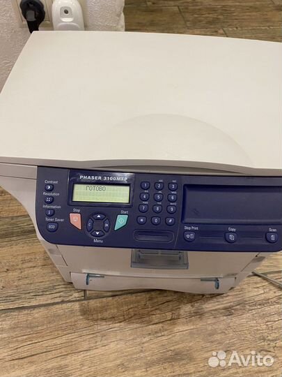 Принтер лазерный мфу xerox+сканер HP