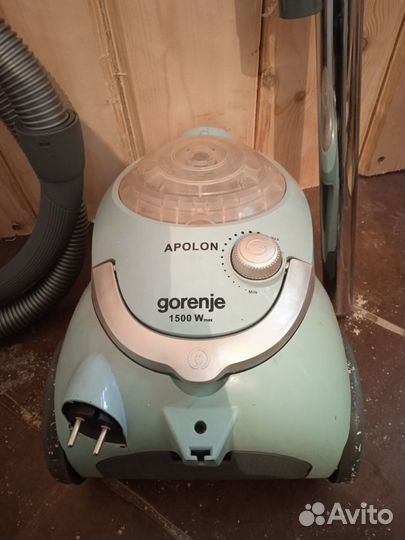 Пылесос Gorenje-1500w, колба, идеал, комплект
