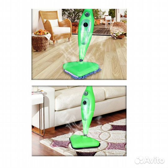 Паровая швабра keya премиум 12 насадок новая