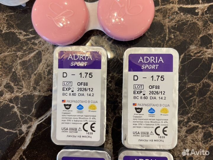 Линзы контактные adria -1,75 - 4 шт