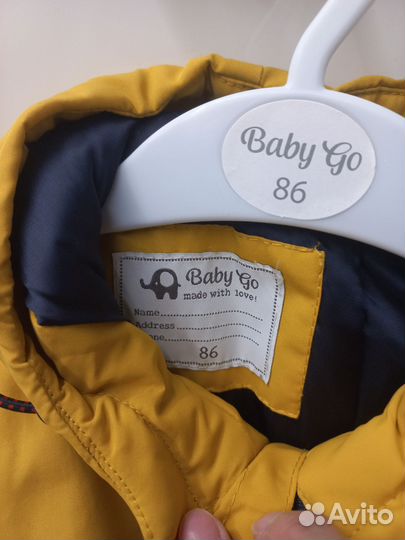 Куртка для мальчика демисезонная 86 Babygo