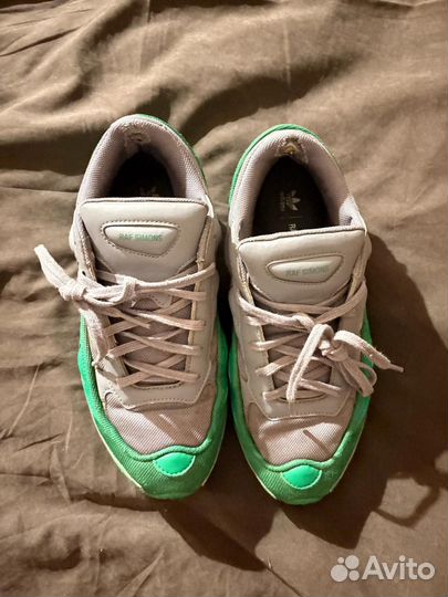 Raf simons x adidas ozweego green grey