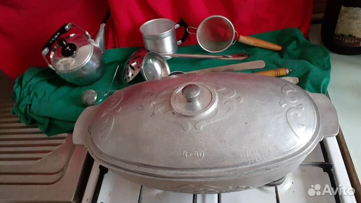 Утятница гусятница на 4литра большая,оригинал СССР