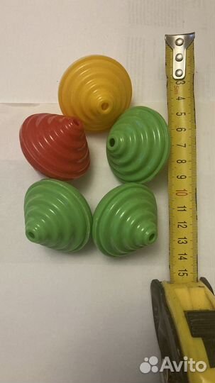 Игрушка юла пластиковая для погремушек малышей
