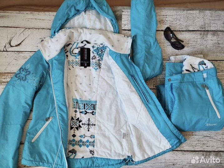 Горнолыжный костюм женский 46 stayer голубой