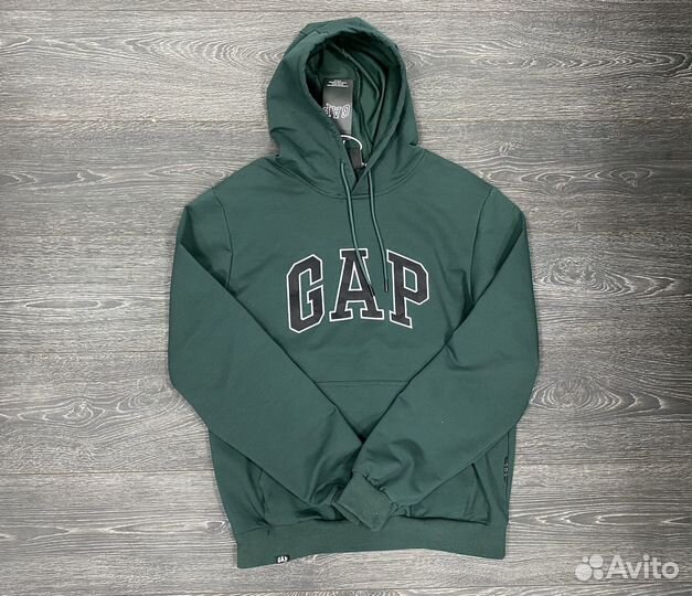 Худи Gap мужские новые черные зеленые