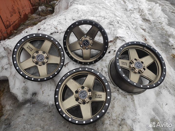 Диски black rhino 18' mat bronze