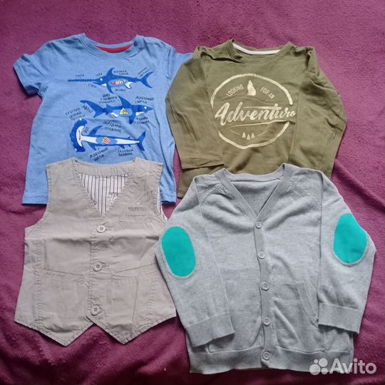 Пакет одежды для мальчика р. 104-110