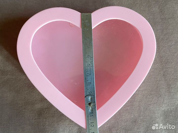Коробка Сердце пластик