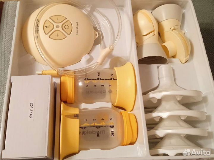 Двойной молокоотсос medela swing maxi flex