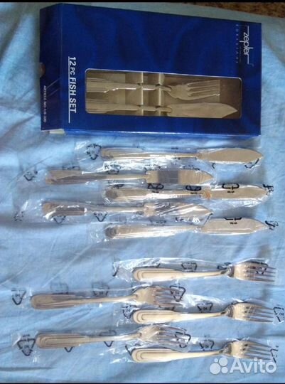 Набор вилки, ножи, цептер