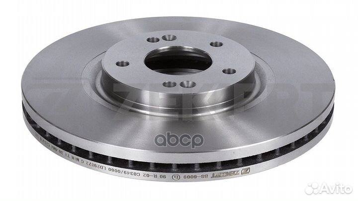 Диск торм. перед. Hyundai ix55 07- bs-6009 Zekkert