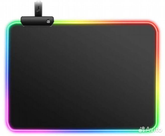 Игровой коврик для мыши с подсветкой RGB 35/25 см