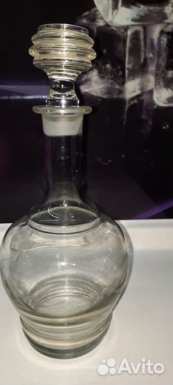 Штофы и графины СССР стекло