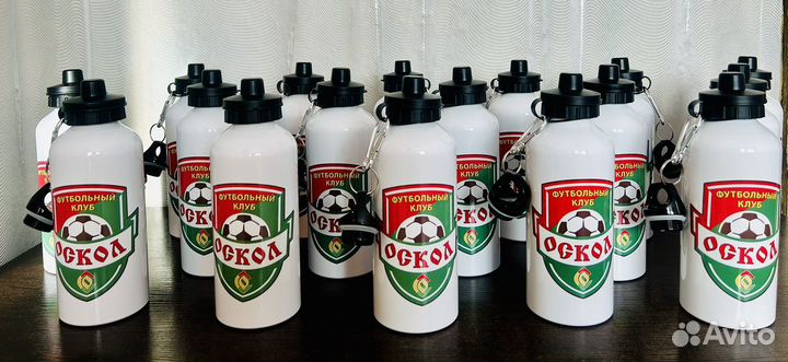 Именные бутылочки с логотипом