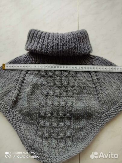 Вязанный воротник