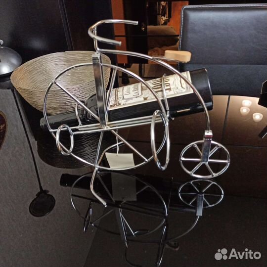 Держатель для винных бутылок, велосипед