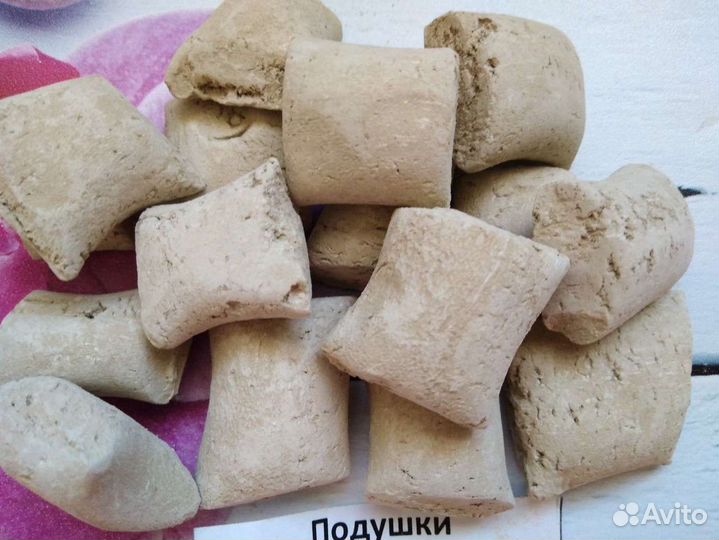 Мел и глина пищевые природные, каолины, глиномелы