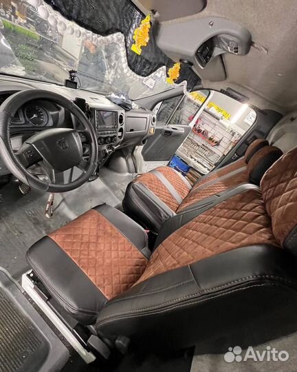 Авточехлы из алькантары Газель Next