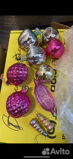 Елочные игрушки СССР шары
