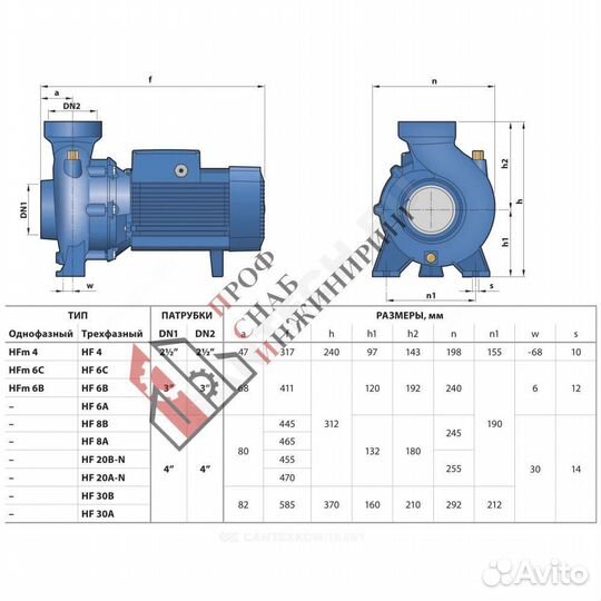 Насос HF 30 A Pedrollo 47HF93TAE