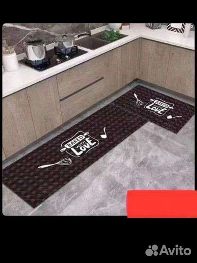 Коврик для кухни безворсовые (2шт.) 40х60+40х120